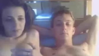 Anna and her BF having sex on web camera