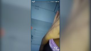 SL Aunty Showing Body & Masturbating With Dido