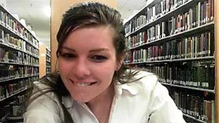 Masturbating And Squirting In A Library