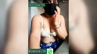 Desi indian mom Large melons web-cam