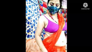 Butyful indian bhabhi show his undergarments and alluring figure