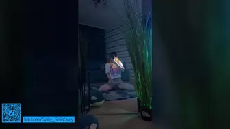 very excited and masturbated on online cam