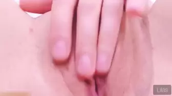 Horny whore close up snatch fingering