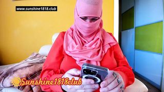 Middle East hijab Arabic muslim massive titties on web-cam November 1st
