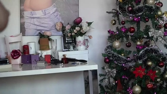 Erikabee charming deepthroat on a dildo