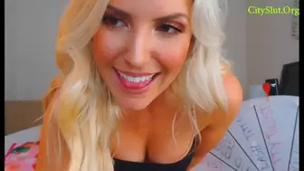 Busty Amatuer Camera Blonde Toying Her Vagina