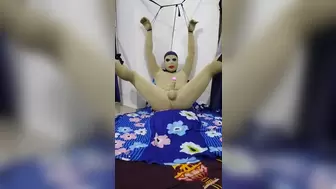 Zentai BDSM live cbt femdom, slave meat bondage