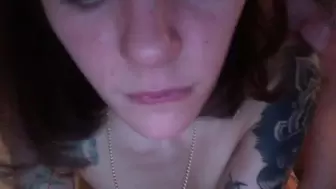 Latvian tattooed lovers fucking on web-cam